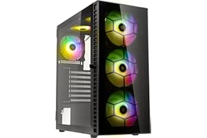 Kolink Observatory HF Glass ARGB Midi-Tower - schwarz