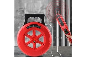 Rörlokalisatorer, detektor för blockering av vattenrör för PVC/plast/metall underjordisk rörledning Blockering igensättning Finder Avloppsväggskanner VVS-verktyg 20m/30m/40m,40M-220V