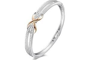 Angelady Damska bransoletka, Posrebrzane 925, elegancka dla kobiet, biżuteria prezenty dla żony mamy przyjaciół sióstr dziewczyny córki