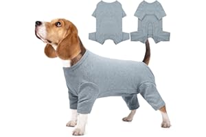 Hjyokuso Jednoczęściowy kombinezon dla psa, piżama dla małych, średnich i dużych psów, kombinezon rekonwalescencyjny po operacji, piżama dla zwierząt domowych, kombinezon, ubrania ochronne, aby