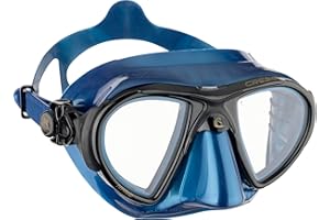 Cressi Nano Mask - Maschera Subacquea Professionale - Disponibile in Silicone Trasparente Crystal di Ottima Qualita