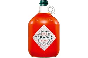 TABASCO® Original Red Pepper en format géant (3,8 L, 1 Gallon) - Idéal pour les amateurs du goût authentique TABASCO - Parfait pour cuisines pro, grands événements ou passionnés de piquant.