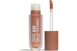 3INA MAKEUP - The 24H Color Liquid Eyeshadow 532 - Marrón dorado - Sombra de Ojos Líquida Marrón dorado de Larga Duración 24H con Fórmula Waterproof - Textura Ligera - Vegan - Cruelty Free