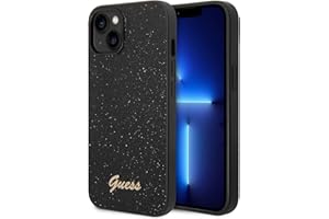 CG MOBILE Guess GUHCP14MHGGSHK Glitter Flakes Compatible con iPhone 14 Plus Case - Negro
