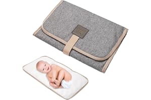 DZQAD Tapis A Langer De Voyage Bebe - Baby Matelas À Langer Portable, Pliable Matelas A Langer De Voyage, Matelas À Langer Imperméable Et Antitache, Leger & Compact, Pour Maison Extérieur Voyage