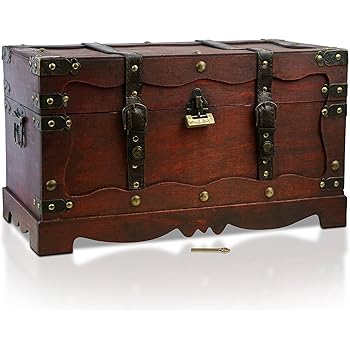 Große Holz Natur Truhe Für Wäsche Spiel Spielzeug Schatz Kiste Box Mit Deckel K