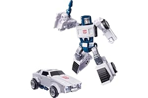 Transformers Age of the Primes Autobot Tailgate, omvandlingsbar Deluxe Class-actionfigur på 13 cm, robotleksaker för barn frå