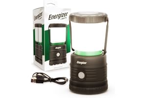 Energizer Rechargeable LED Camping Lantern PRO, Super Bright Tent Light, Rugged Lantern for Emergency Power Outages, Hiking and Fishing