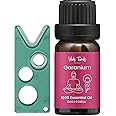 VEDA TINDA SCENT Geranium Essential Oil, 100% Pure Nature Organic Geranium Oil for Refreshing, Skin Care, Clear Head with Diffuser, 0.34 fl oz 10ml