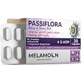 multibiotin Melamoon Passiflora, 5-HTP, L-Teanin Magnezyum ve Vitamin B6 İ&ccedil;eren Takviye Edici Gıda 30 Kaps&uuml;l