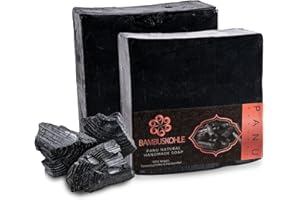 PANU NATURAL Panu Carbone die Bambù Soap - Sapone da doccia vegano per tutti i tipi di pelle - Sapone naturale come gel doccia solido e shampoo solido - Pezzo di doccia naturale - Sapone senza animali