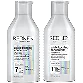 REDKEN Acidic Bonding Concentrate Shampoo and Conditioner Set, Sulphate Free for a Gentle Cleanse, Strengthens Bonds, Repairs