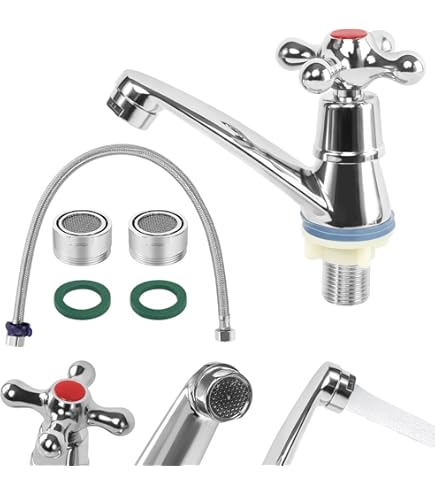 Single Kaltwasserhahn Für Bad - Zinklegierung Armatur 60cm