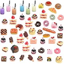 Miniatur-Puppenhaus-Essen – Burger, Chips & Getränk, 6-teiliges Set Aus Harz, 1/12 Maßstab