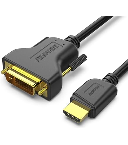 Bleu 5m Câble HDMI Vers DVI 24 + 1 Broches, Bi Direction Pro, Haute