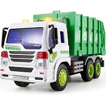 PLAYJOCS GT-8182 Müllwagen-Spielzeug – NZB Abhol-LKW Aus Metall & Kunststoff