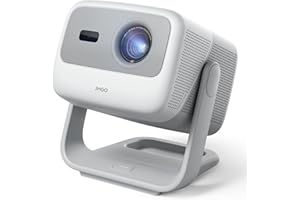 ‎JMGO JMGO N1S 4K UHD Mini Beamer, Triple Laser Projektor, 1100 ISO Lumen, Gimbal Echtzeit Autofokus, Google TV, Netflix, 110% BT.2020, HDR10, 10W Dolby Audio, Blu-ray 3D, 200" für Aussen, Gaming, Business
