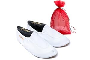 DanzaVinci Bundle Bleyer Voltigierschuhe 3842 Volti-S mit Chiffonbeutel, Gymnastikschuhe aus Synthetik für Kinder und Erwachsene, Schläppchen rutschfest
