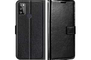 GENERALE CUSTODIA Compatibile con ALCATEL 1S (2021) 3L (2021) 6025D 6025 cover STAND flip libro MAGNETICA GEL matte SILICONE TPU eco pelle protezione antiurto antigraffio case PORTAFOGLIO porta carte nero