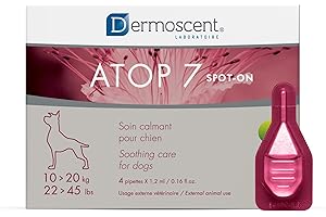 Dermoscent ATOP 7 D&C 4PI ATOP7 Spot ON Dogs Cats 10-20KG (NDR), 3600 W, 1 Liter, 44 Decibels, Plastic, Decibel