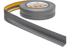 QUEST Weichsockelleiste Selbstklebend | 30 mm x 30 mm | Knickleiste Abschlussleiste für Küche Badezimmer Dichtungsband PVC Flexibel Wasserdicht Dekorativ | 5 Meter | Dunkelgrau