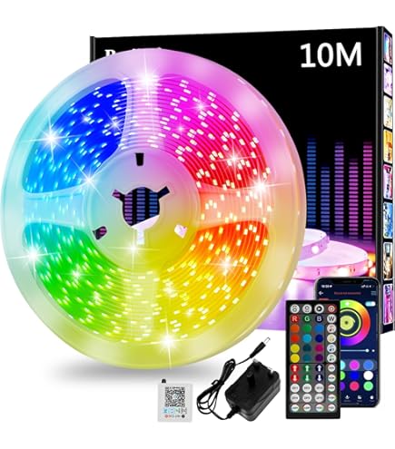 Aputure Amaran SM5c RGB LED Strip Light - 20W 16.4ft Smart Pixel Lighting With App Control