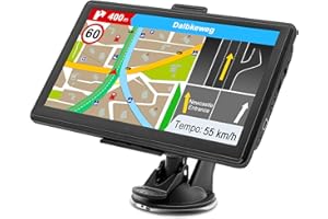 JIMWEY GPS Navigationsgerät für Auto LKW 2024 - Navi 7 Zoll PKW KFZ Navigation mit Europa UK 52 Karten, Lebenslang kostenloses Kartenupdate, POI Blitzerwarnung Spracheführung Fahrspurassistent Testsieger