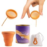 Reusable Menstrual Disc Pack Size S+L - Anti-Leak, No Vacuum and Easy to Remove with Pull - Sterilizer Cup for Microwave | Pa