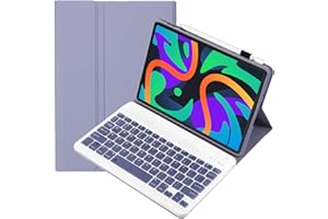leleyo Custodia tastiera per tablet Lenovo Tab M11/K11/Idea Tab 11" cover magnetica intelligente con tastiera bluetooth wireless rimovibile per Lenovo TB336FU/TB330FU(Viola)