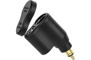 JTRON DC12V moto double usb adaptateur allume-cigare moto 3.3a adaptateur chargeur