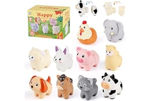 Euakee Jouets Montessori pour Enfants, Tri des Couleurs et Empilage, Jouets d'apprentissage Assortis, Jouets De Motricité Baby Cadeaux Éducatifs Sensoriels pour Enfants Filles Garçons 1+ Ans