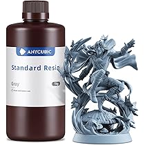 ELEGOO Résine ABS Like 3.0, Gris 1000g*3, Résine D'Imprimante 3D Photopolymérisation UV 405 Nm Pour Impression 3D LCD/DLP, Avec Résistance Et Ténacité Améliorées, Haute Précision, Faible Viscosité