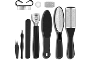SALEEPENDENT Kit Pedicure, Lima per piedi, Professionale Kit per Pedicure, Cura dei Piedi per Rimuove la Pelle Morta.