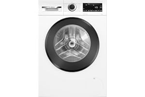 Bosch, Series 6, WGG254Z1GB, 10kg, 1400rpm Washing Machine with Iron Assist, Anti Stain, Active Water Plus, Eco Silence Drive, SpeedPerfect, LED Display, White with a Black door