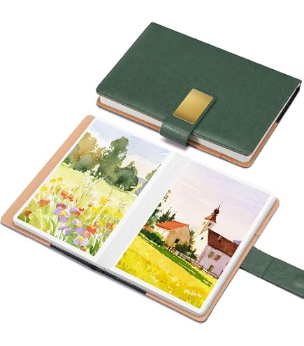 Rembrandt Aquarell-Journal A4 – 200 G/m², 30 Blätter, 25% Baumwolle, Hardcover
