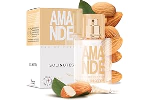 Perfumy damskie SOLINOTES Migdał, woda perfumowana, kwiatowy i kojący zapach, idealny prezent dla niej, 50 ml