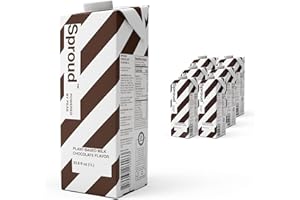 SPROUD Vegan Pea Protein Milk - Chocolate Flavour - 1 Litre (Pack of 6) - Plant-Based Long Life Milk - Lactose Free, Gluten Free, Dairy Free - Non-GMO – Soy, Rice, Almond & Oat Milk Alternative
