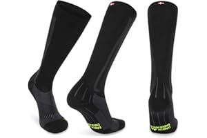DANISH ENDURANCE Compression Socks 21-26 mmHg, Boost for Running & Sports, Flight Socks with Sweat-Wicking Graduated Support, for Men & Women, Unisex, 1 Pack