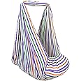 Beetot New Born Baby Swing Cradle (Jhula)|Cradle Cloth, Removable Mattress Bed, And Mosquito Net (No Any Hanger Or Spring|Weight Capacity Up To 20Kg|Age From 0-12 Months|Cradle (Violet) - Cotton