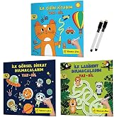 2-4 Yaş Evde Etkinlik Seti - Mucit Karınca Serisi YAZ-SİL Kitaplar 2. Seri