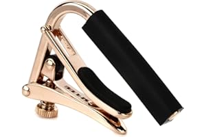 SHUBB - C1RG Royale, Capo Cordes Acier pour Guitare, Rose Gold