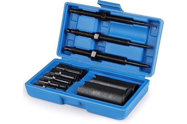 DBREAKS 9-23mm Kit D'extraction de Roulement Intérieur de Moto, Universel Arrache Roulement, Doutils Arrache Roulement Interieur, Extracteur Roulement Interieur avec Clips Ouverts de 5 Tailles