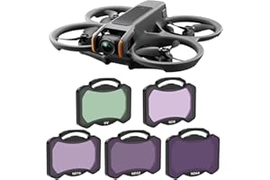 Uvafly avata 2 ND Filtre d'objectif de caméra à densité Neutre pour DJI avata 2 Drone Accessoires Set de 5 - (UV/ND8/ND16/ND32/ND64)