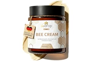 ‎BEDROP bedrop Bienengiftsalbe hochdosiert (kühlend & wärmend) - Bee Cream Bienengiftcreme mit Bienenwachs und 8 Kräuterextrakten, wie Aloe Vera, Ringelblume, Eukalyptus und Rosskastanie 100g