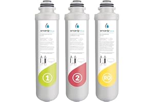 smardy blue 3in1 Ersatzfilter Set für Osmoseanlage R100 miran, xiva, noura und zagora - Wechselintervall alle 12 Monate
