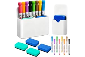14 stycken Whiteboard Tillbehör Starkt Adsorbering Praktisk Vitt Whiteboard Set