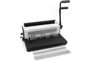 ‎RAYSON RAYSON Drahtbindegerät, 34 Löcher, 130 Blatt Bindekapazität, 3:1 Teilung, TD-1500B34