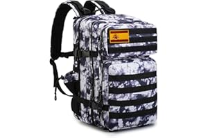 SEYATULLH SEYATULH Mochila Tactica Militar 45L-Sistema MOLLE Viaje Senderismo Gimnasio-Hombres Mujeres
