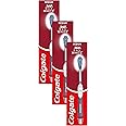 Colgate 360 Max White Sonic Power Medium Toothbrush, Whitening Toothbrush with Medium Bristles (Pack of 3)