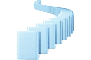 Switory Lot de 50 Enveloppes à Bulles Enveloppes Rembourrées Autoadhésives pour Envoi Postal, L'expédition D'expédition et Stockage, Enveloppes Rembourrées (Bleu, 15,3 x 22,9 cm)